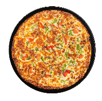 پيتزا مرغ و قارچ